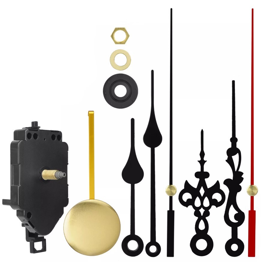Silent Quartz Pendulum Clock Mechanism &#x2013; Wall Clock Movement Repair Kit &#x2013; DIY Replacement Parts for Swing Clock