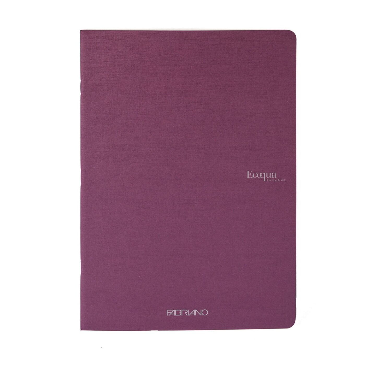 Fabriano Ecoqua Original Saddle-Stitched Notebook, Size A5, 40 Sheets, 5.8" x 8.3"