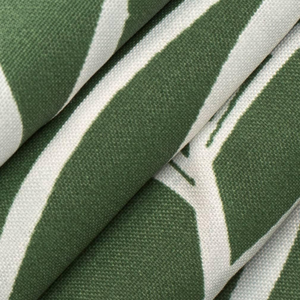 Green Stain Resistant Performance Pet Friendly Leaves Botanical Print Upholstery Fabric by The Yard - SKU: Peterson Fern