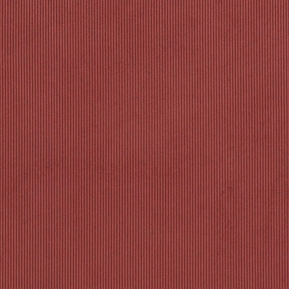 Red Small Scale Corduroy Microfiber Upholstery Fabric by The Yard - SKU: Brayden Paprika