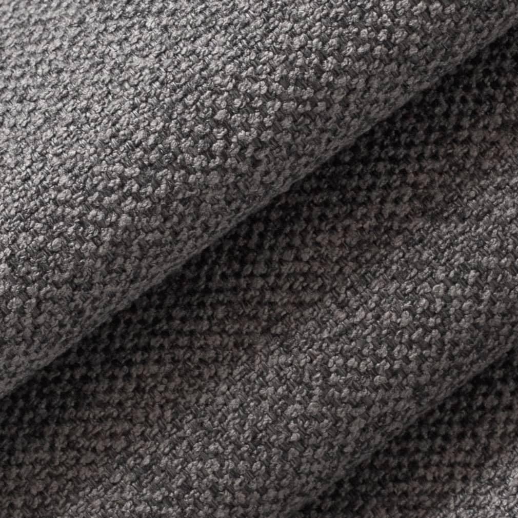 Grey Fade Resistant Plain Textured Upholstery Fabric by The Yard - SKU: Charger Charcoal