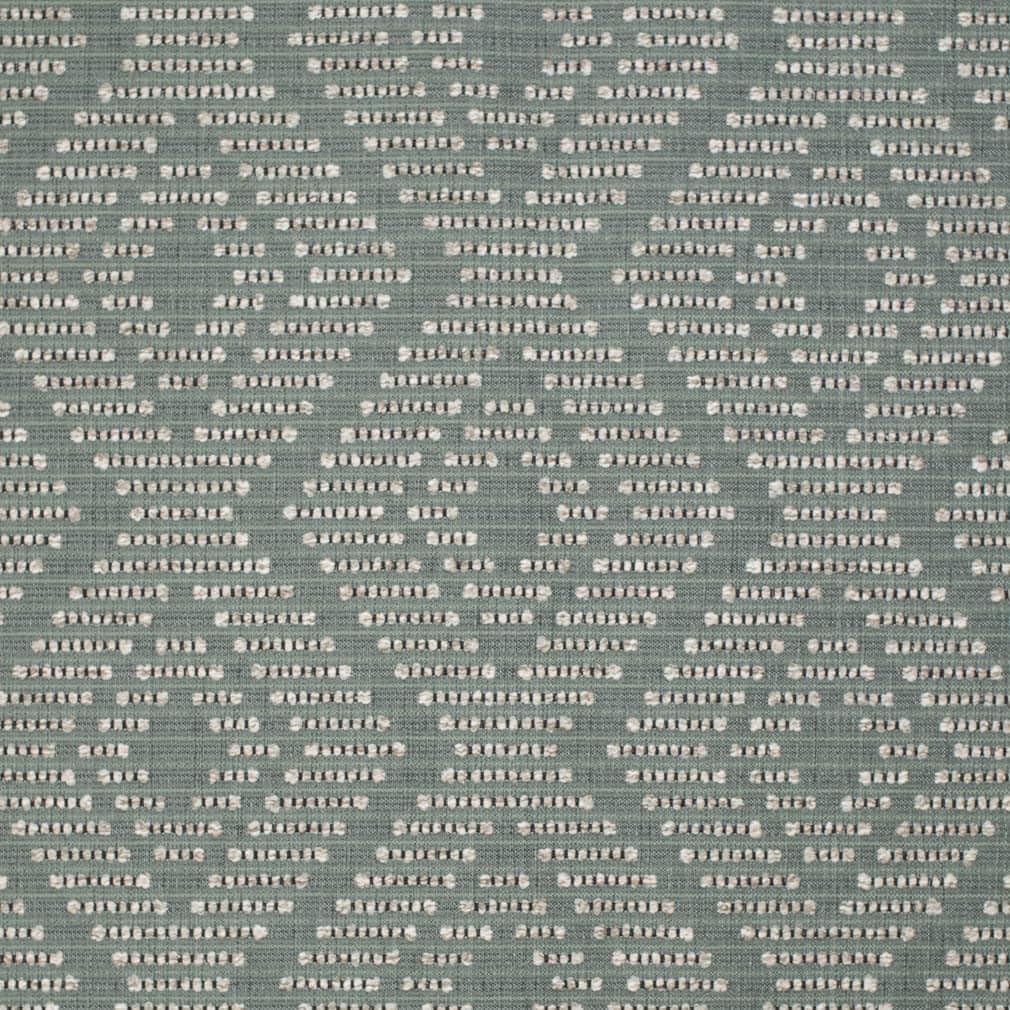 Aqua Stain Resistant Performance Pet Friendly Geometric Woven Pattern Upholstery Fabric by The Yard - SKU: Buren Pool