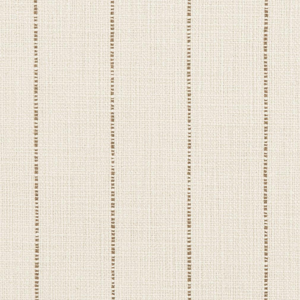 Natural Eco Friendly Stripe Woven Pattern Upholstery Fabric by The Yard - SKU: Aidan Cocoa