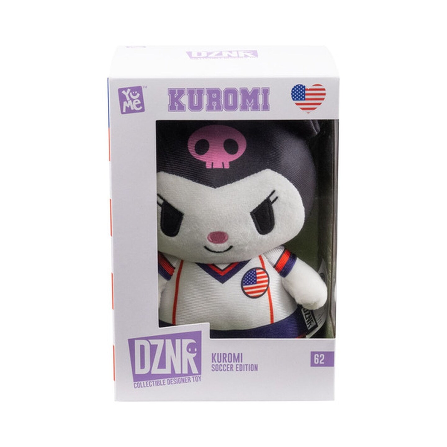 YuMe DZNR Hello Kitty and Friends Kuromi Soccer Edition USA 7 Inch