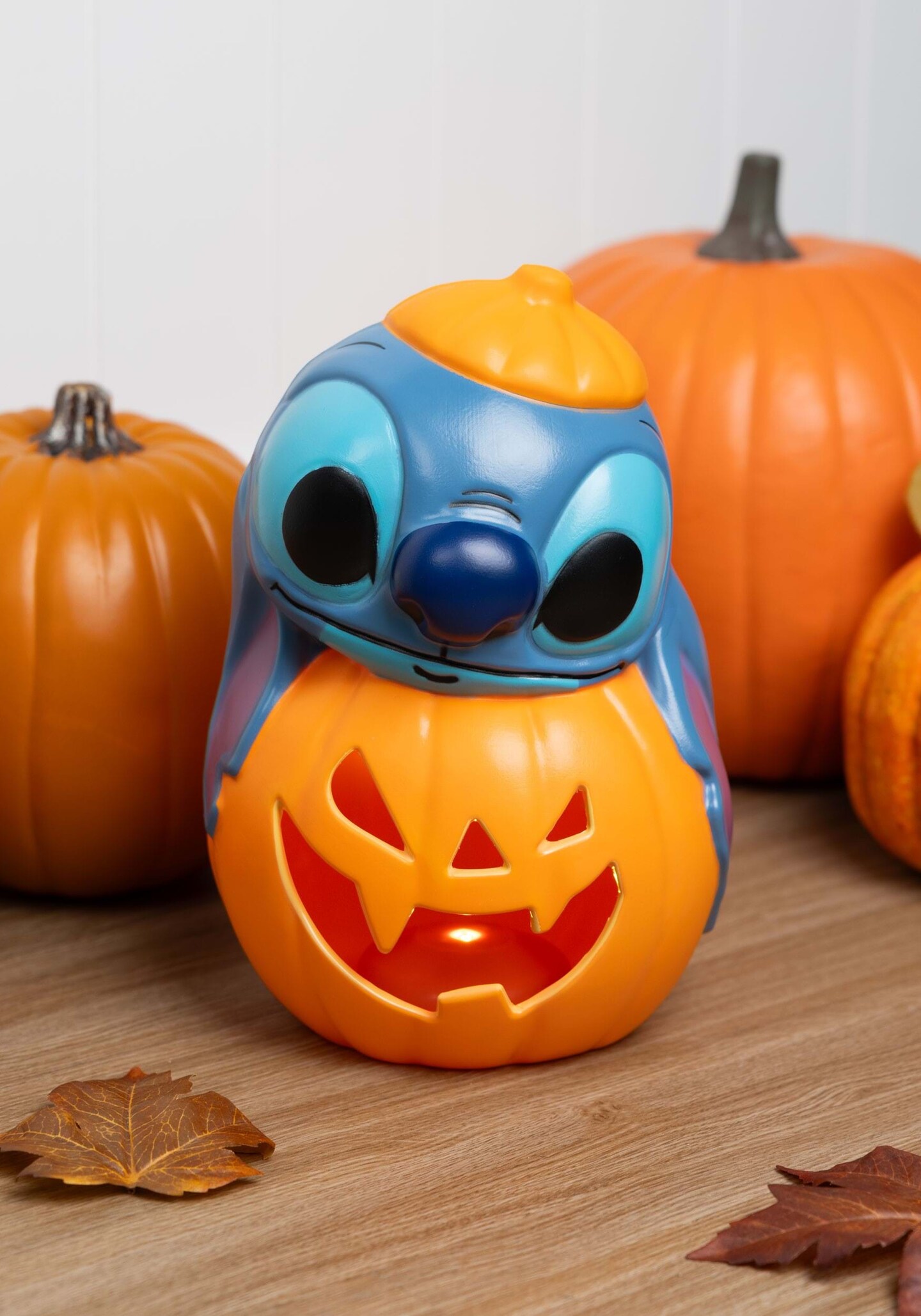 12-Inch Disney Light Up Stitch Pumpkin Stack Decoration | Michaels