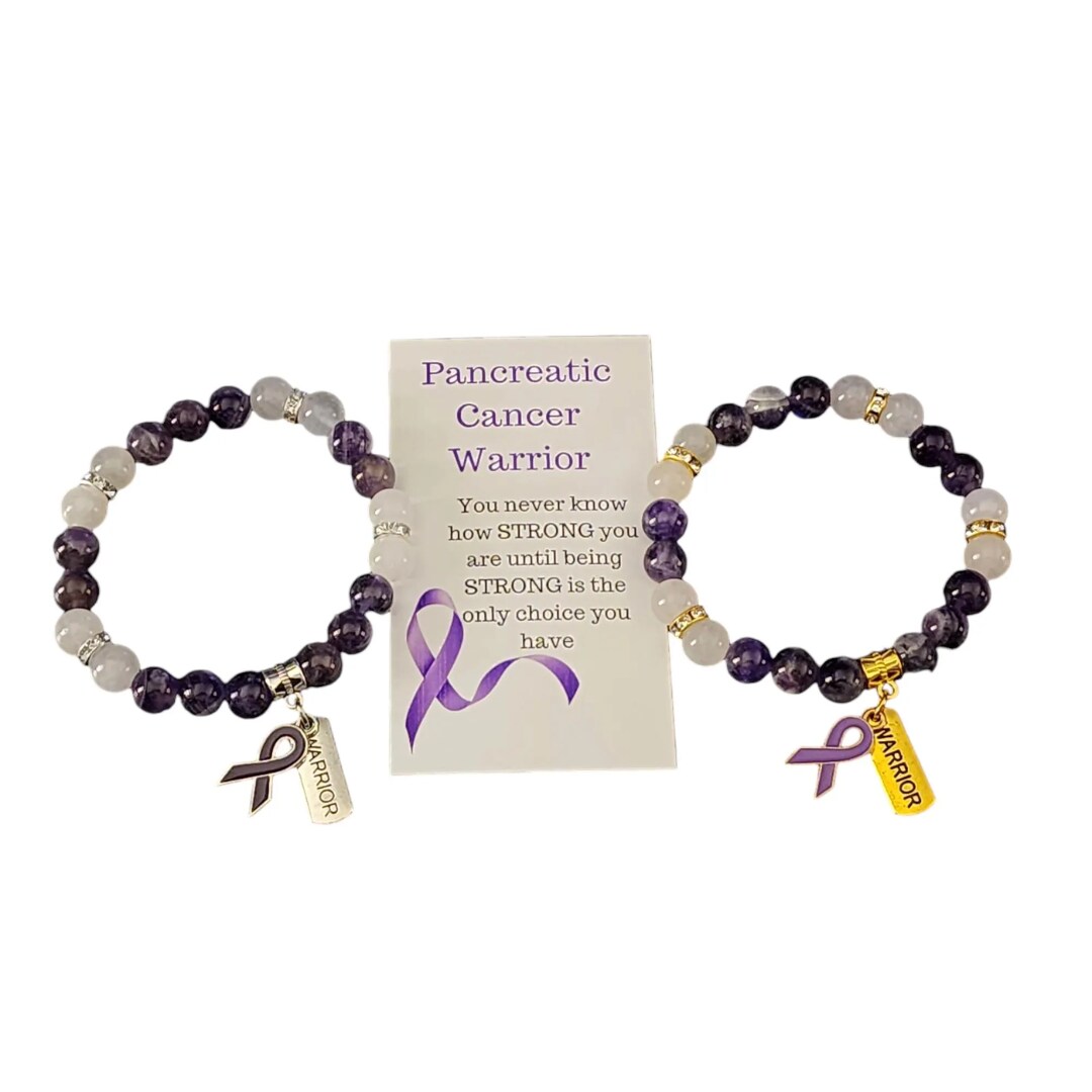 Pancreatic Cancer Awareness Beaded Bracelet MakerPlace by Michaels