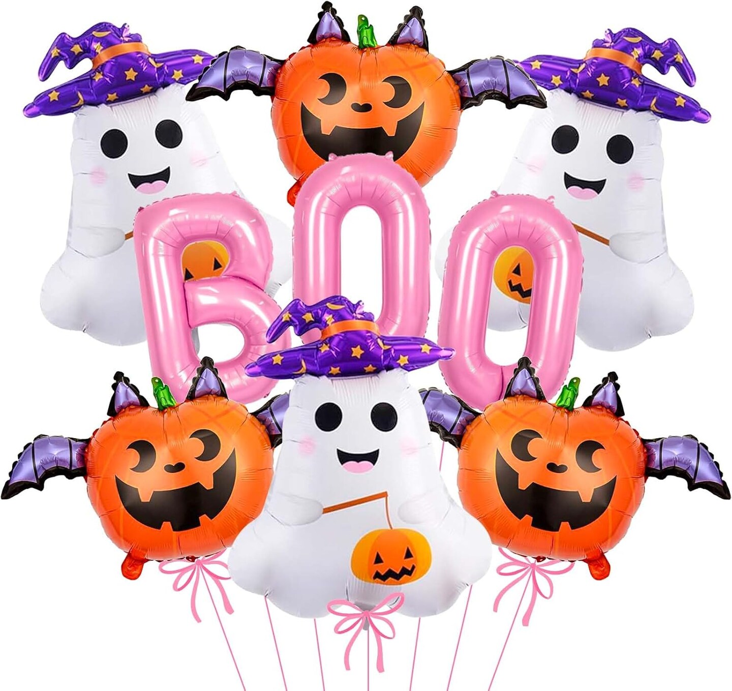 Halloween Foil Balloons Decorations (Purple)
