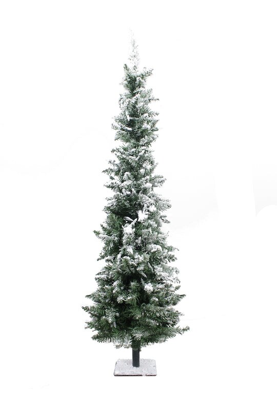 3.5&#x27; Snow Flocked Pencil Tree