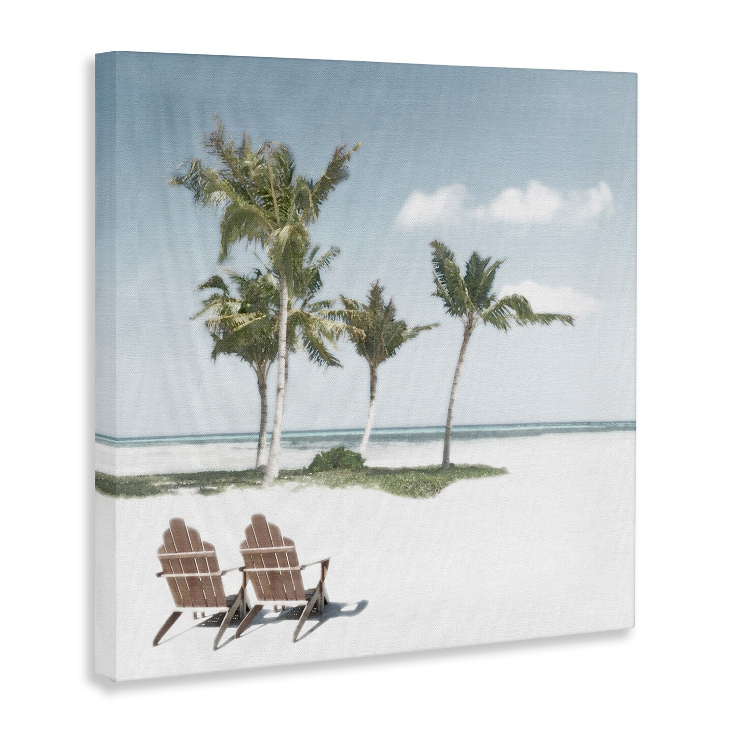 Stupell Industries Sea Breeze Beach Scene  Canvas Wall Art, design by Noah Bay