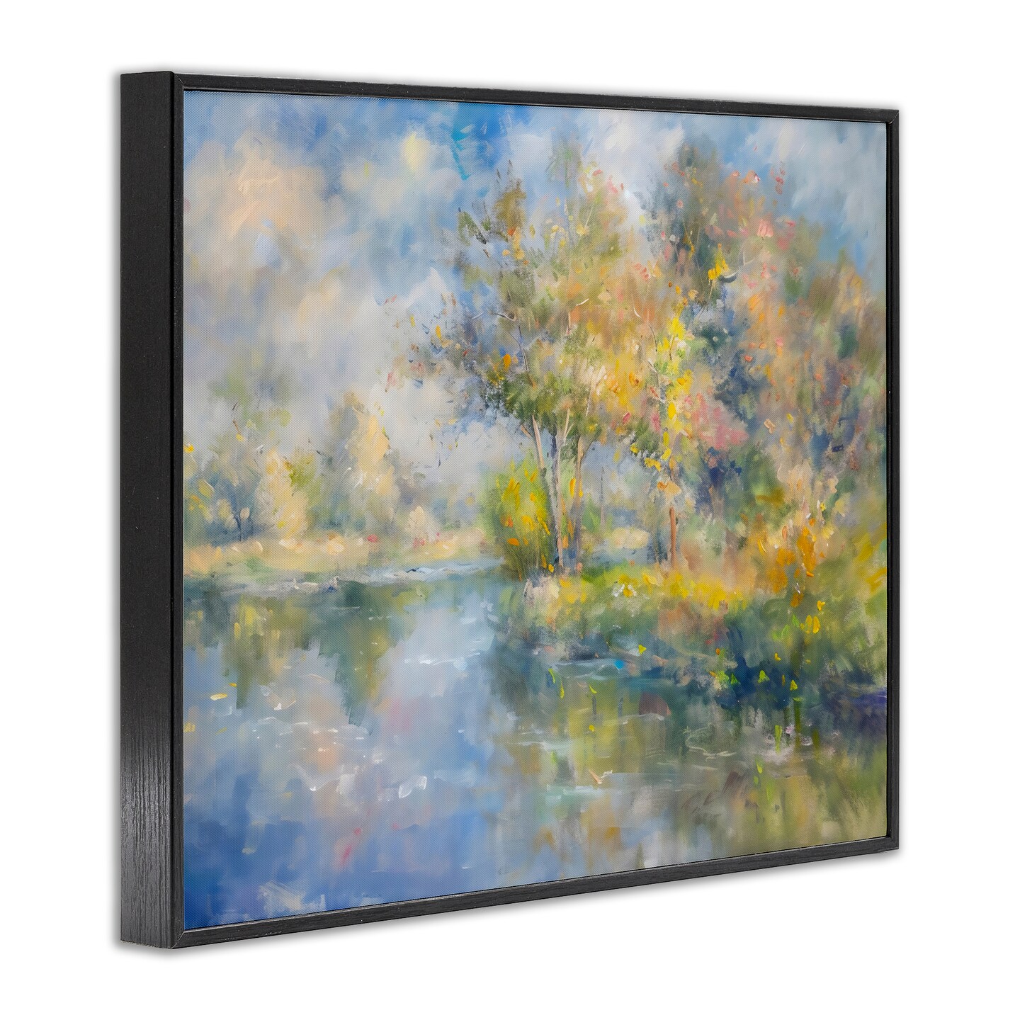 Stupell Industries Colors By The Water Black Framed Giclee Art, design by Creative Studio