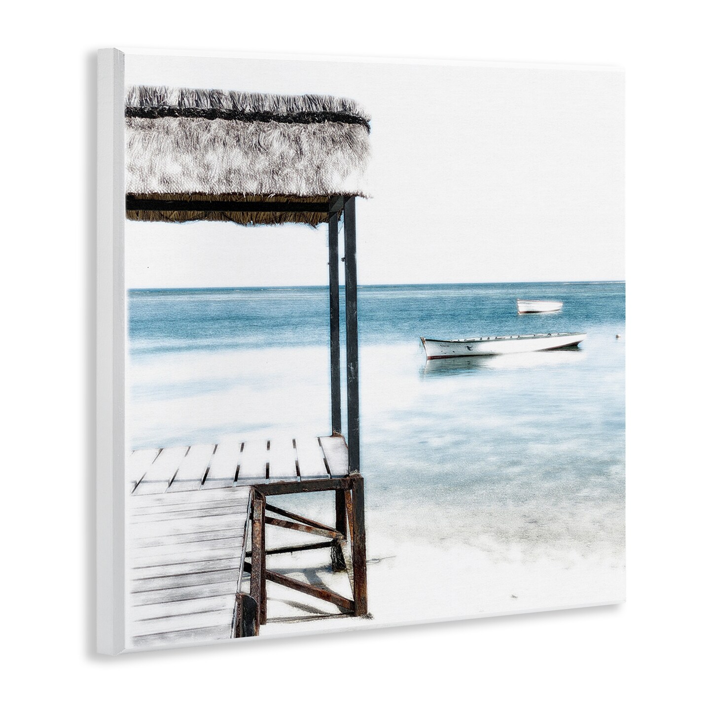 Stupell Industries Calm Waters Beach Coast Wall Plaque Art, design by Noah Bay