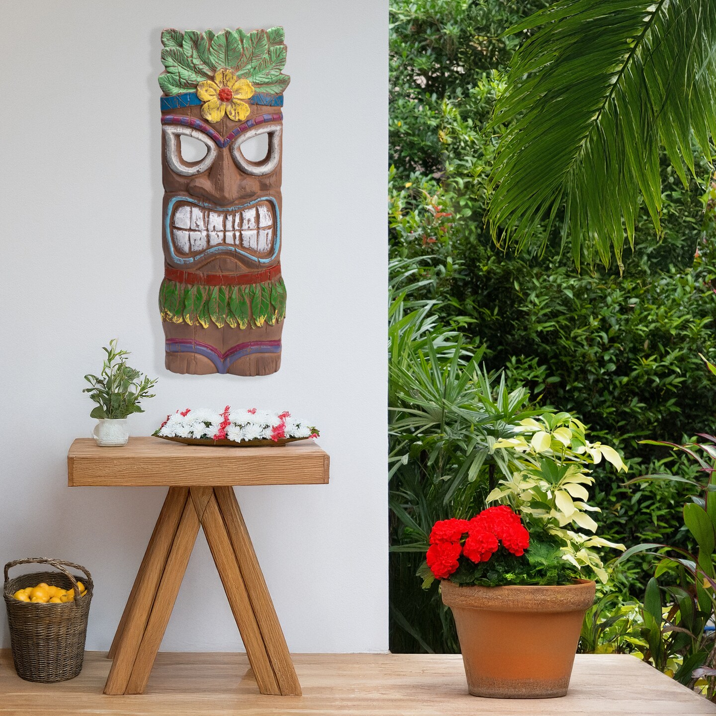 Northlight Tropical Tiki Hanging Wall Decoration - 19&#x22;