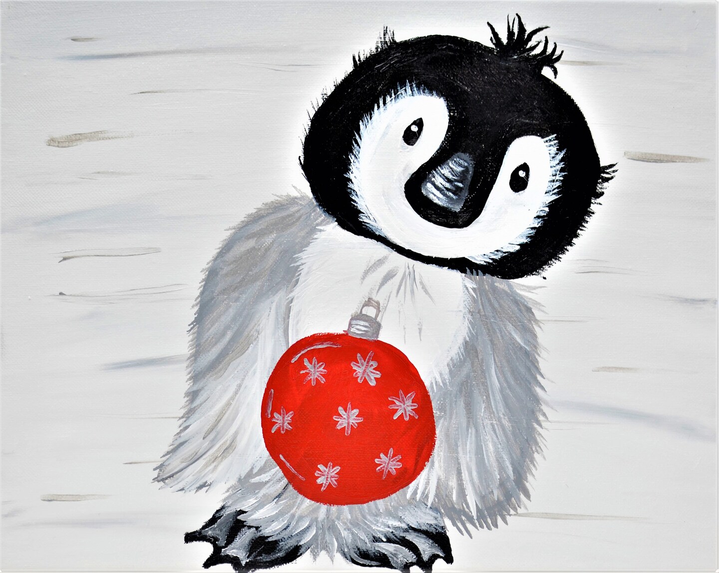 Christmas Paint Kit - Precious Prudence Acrylic Painting Kit & Video Lesson, Christmas DIY, Art Gift Set, Beginner Painting, Paint At Home