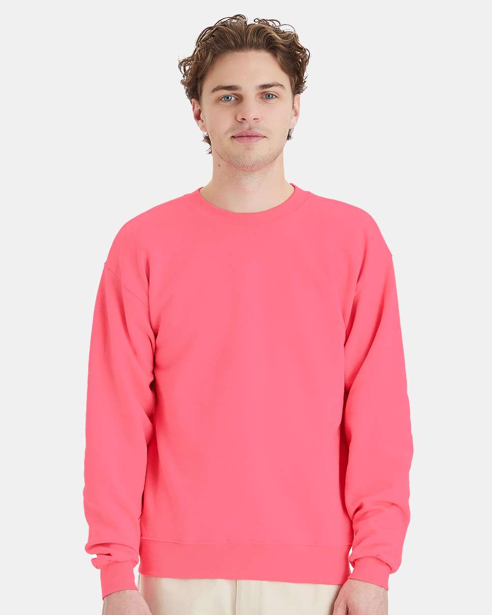 Hanes Unisex EcoSmart Fleece Crewneck Sweatshirt For Casual Wear