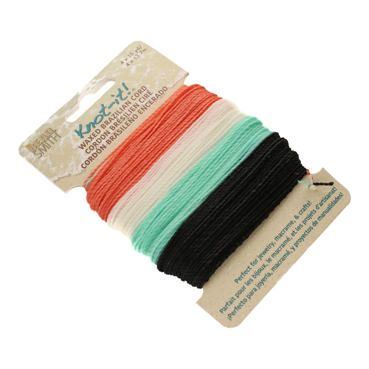 The Beadsmith Brazillian Waxed Cord Mix