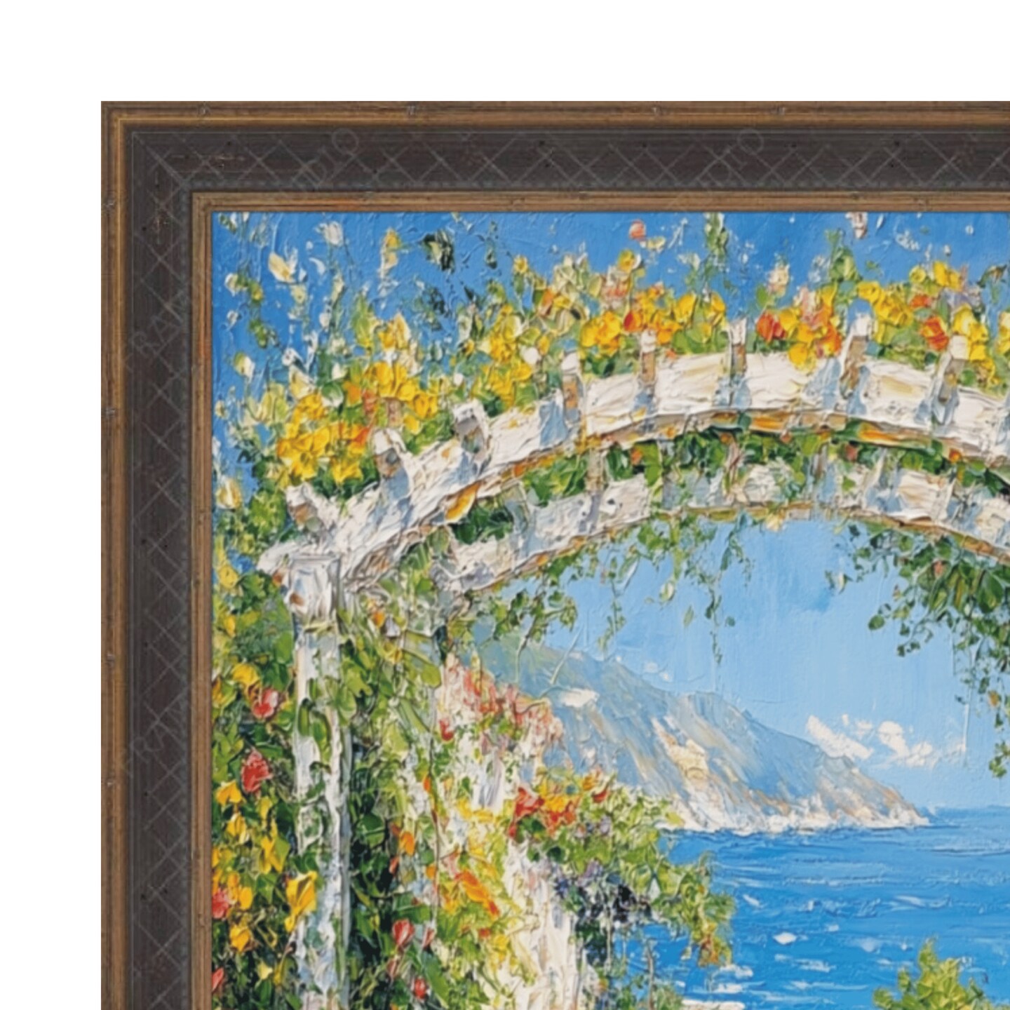 Gothic Vintage Antique Gold Espresso Picture Frame 12x16 frame