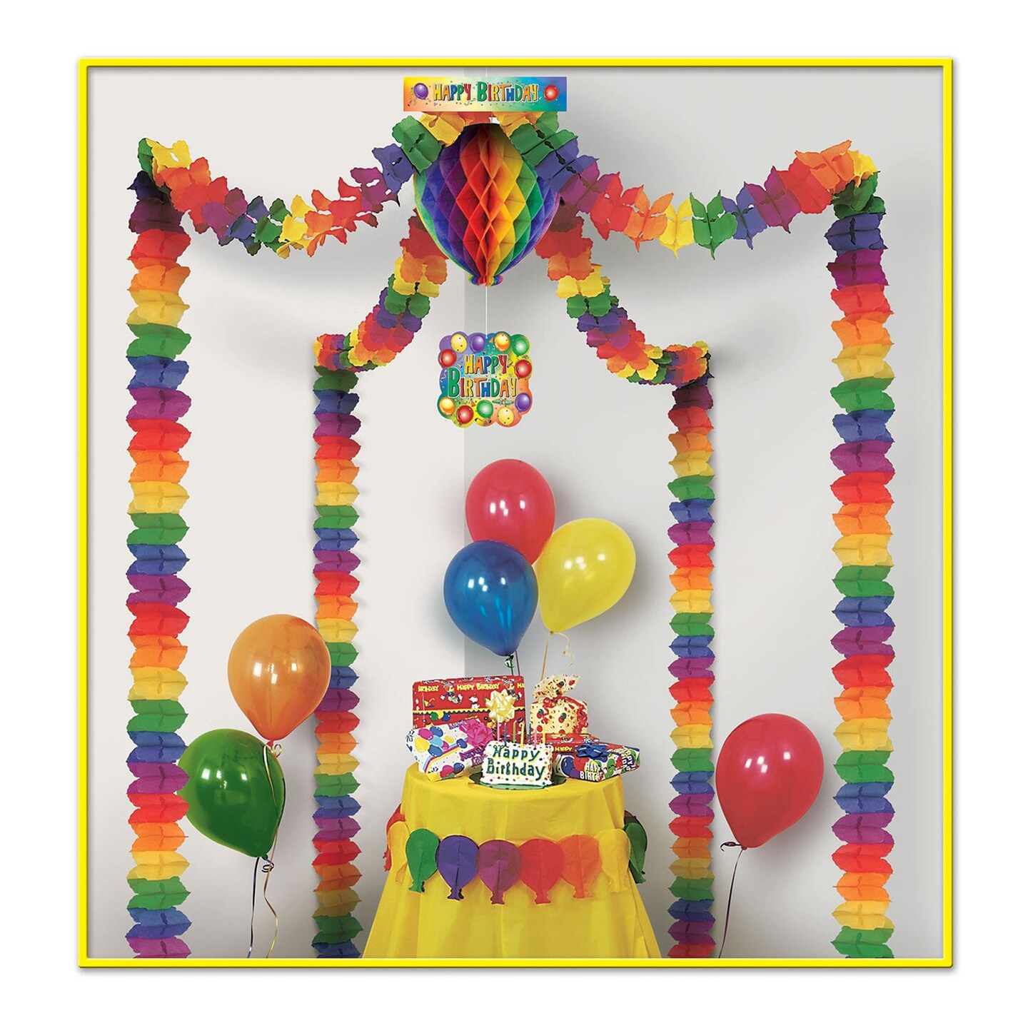6 Pack Beistle Happy Birthday Party Canopy