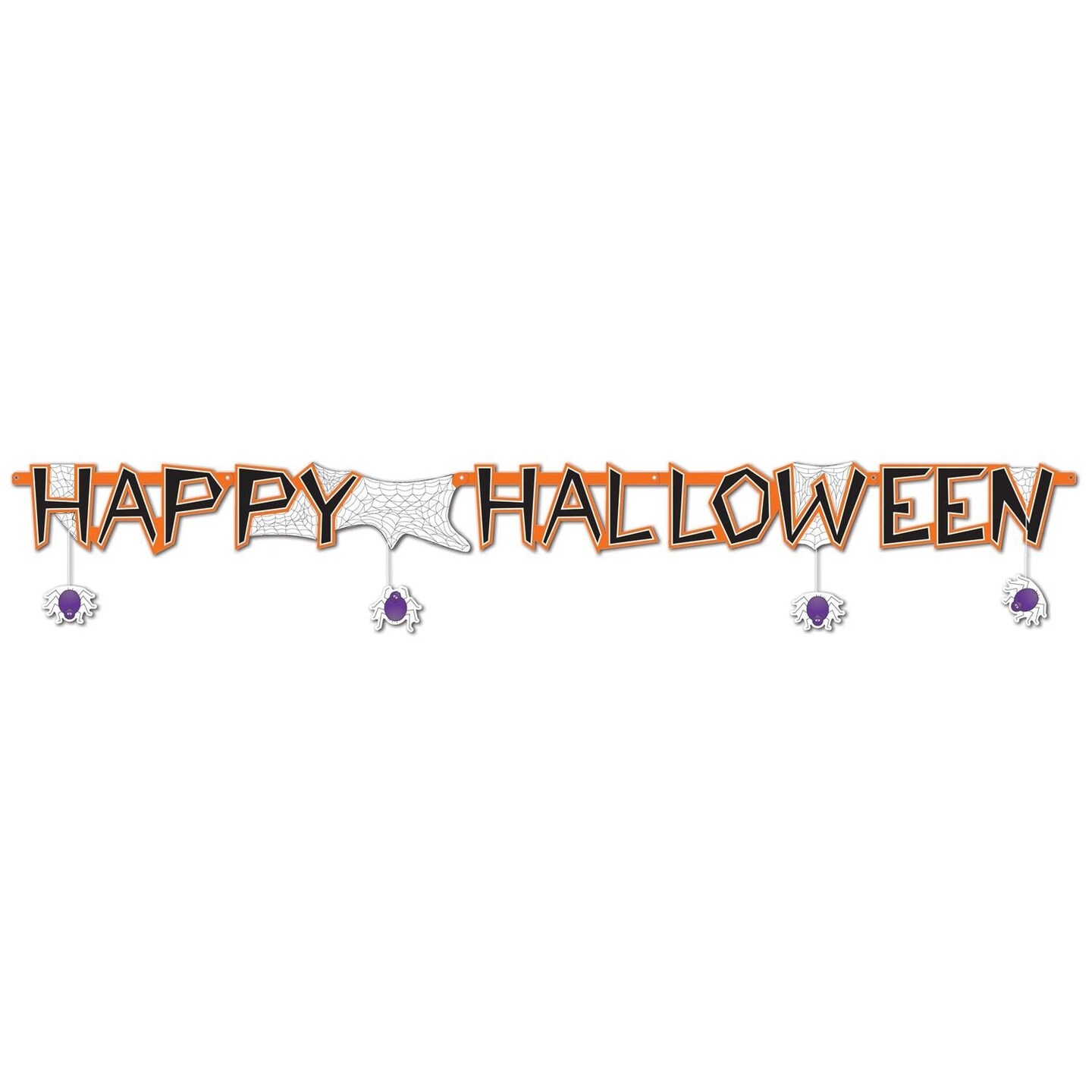12 Pack Beistle Happy Halloween Streamer
