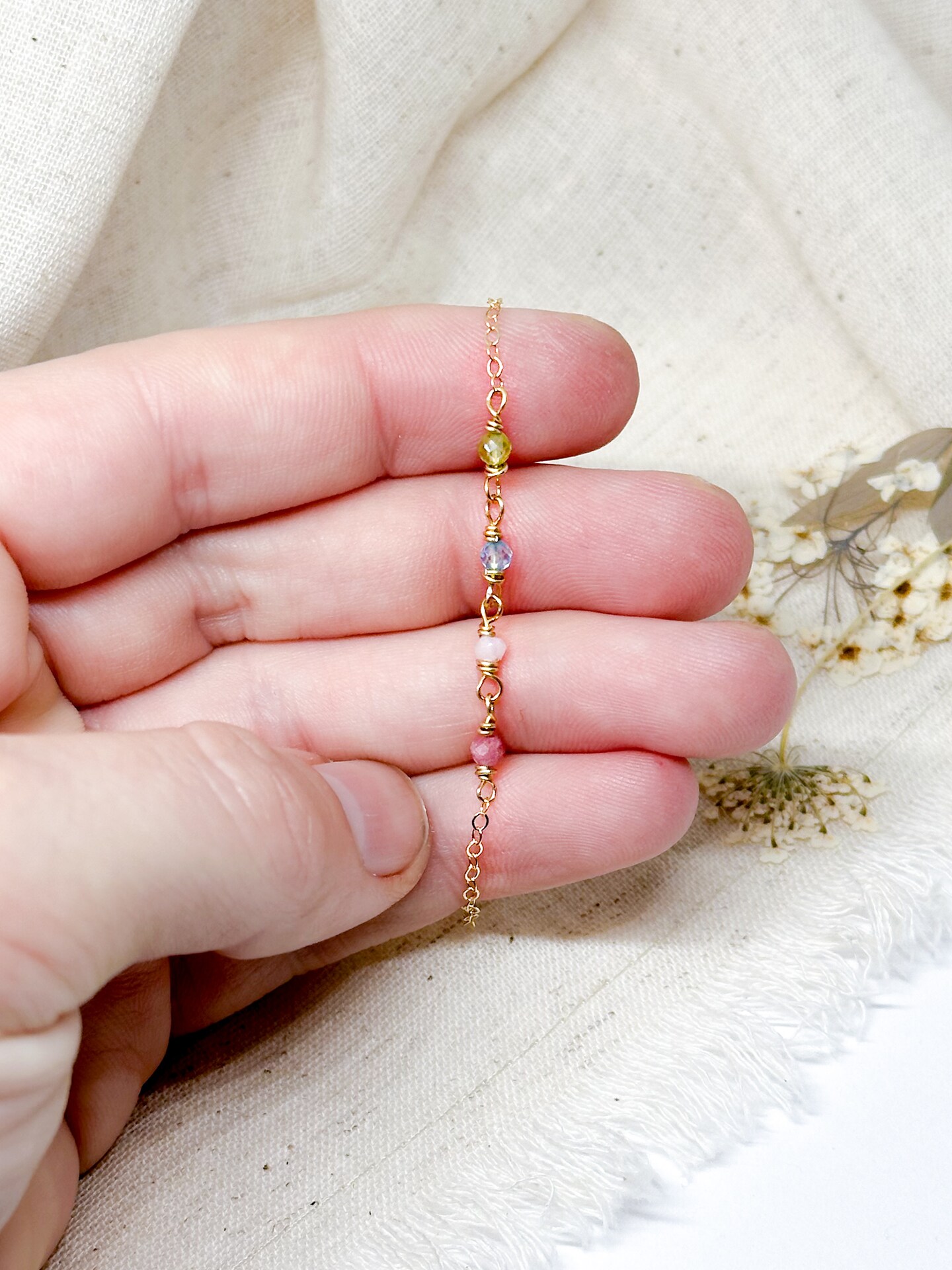Personalized birthstone bracelet custom jewelry personalized gift for mom or grandma gift multi birth stone jewelry family birthstone product 3
