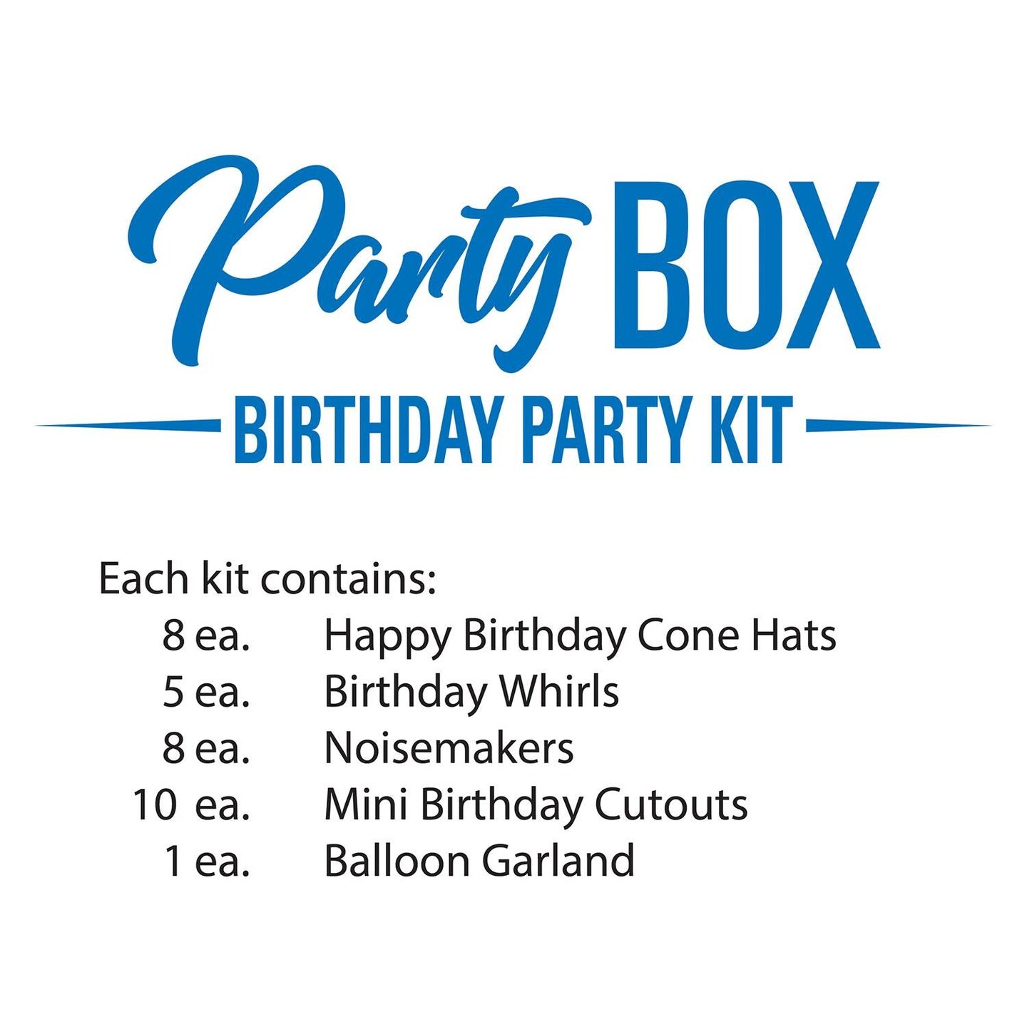 6 Pack Beistle Birthday Party Box