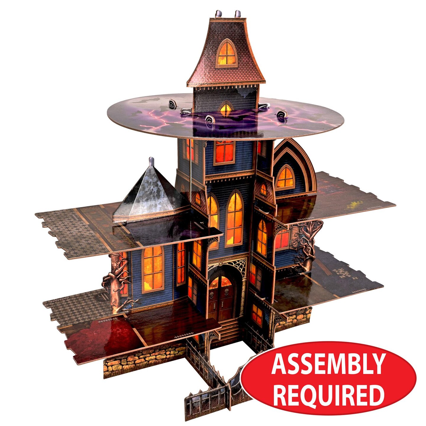 12 Pack Beistle Halloween Haunted House Cupcake Stand