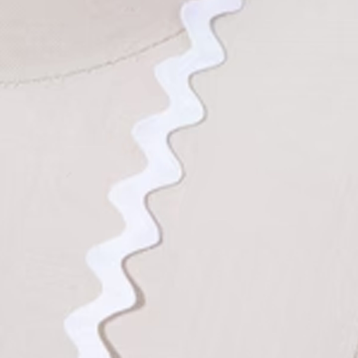 3 Yards White Mini Ric Rac Ribbon Trim Soft Pliable Zigzag for Sewing &#x26; Crafts