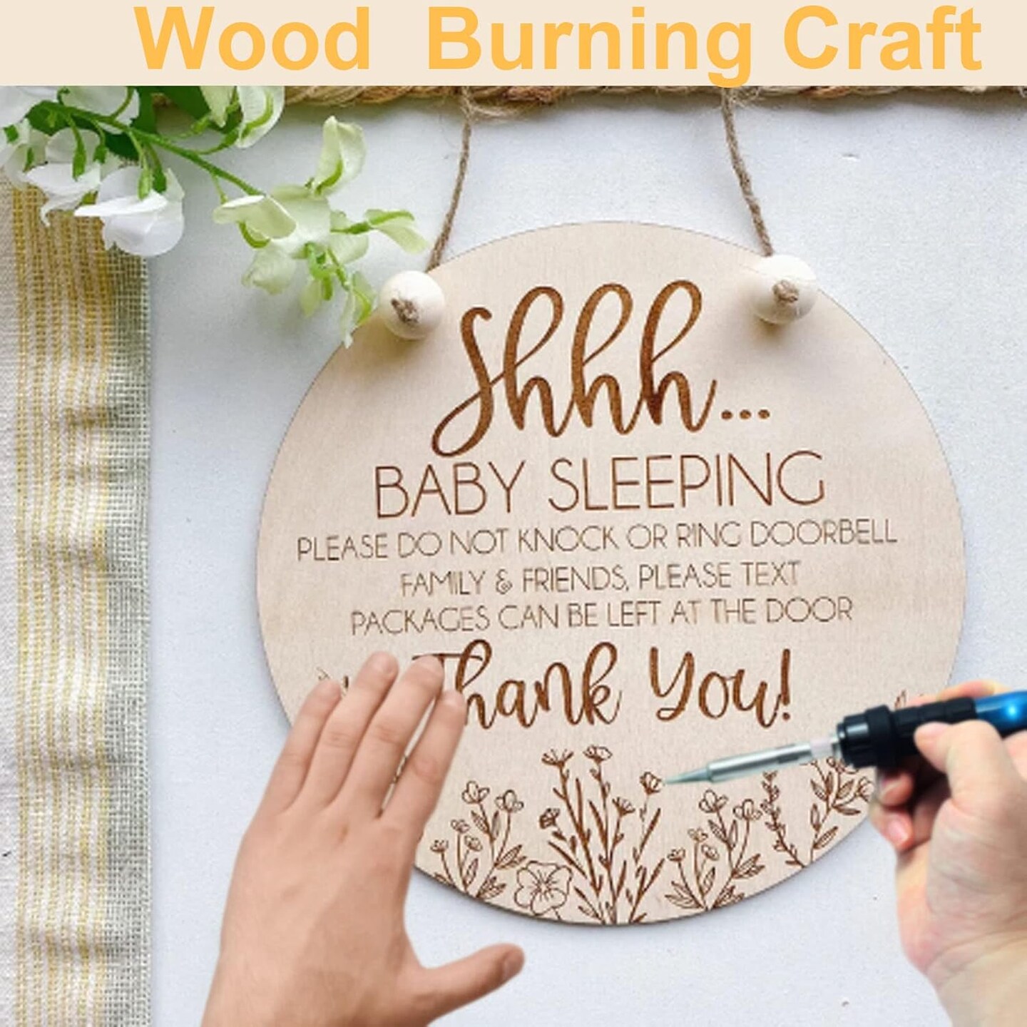 12 Inch Wood Circles for Crafts