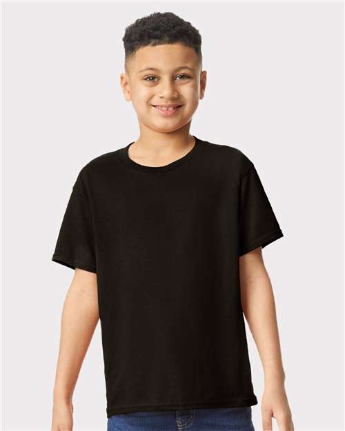 Youth Heavy Cotton Crewneck T-Shirt for Daily, Casual & Comfortable Wear