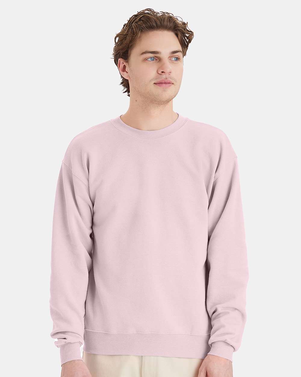 Hanes Unisex EcoSmart Fleece Crewneck Sweatshirt For Casual Wear