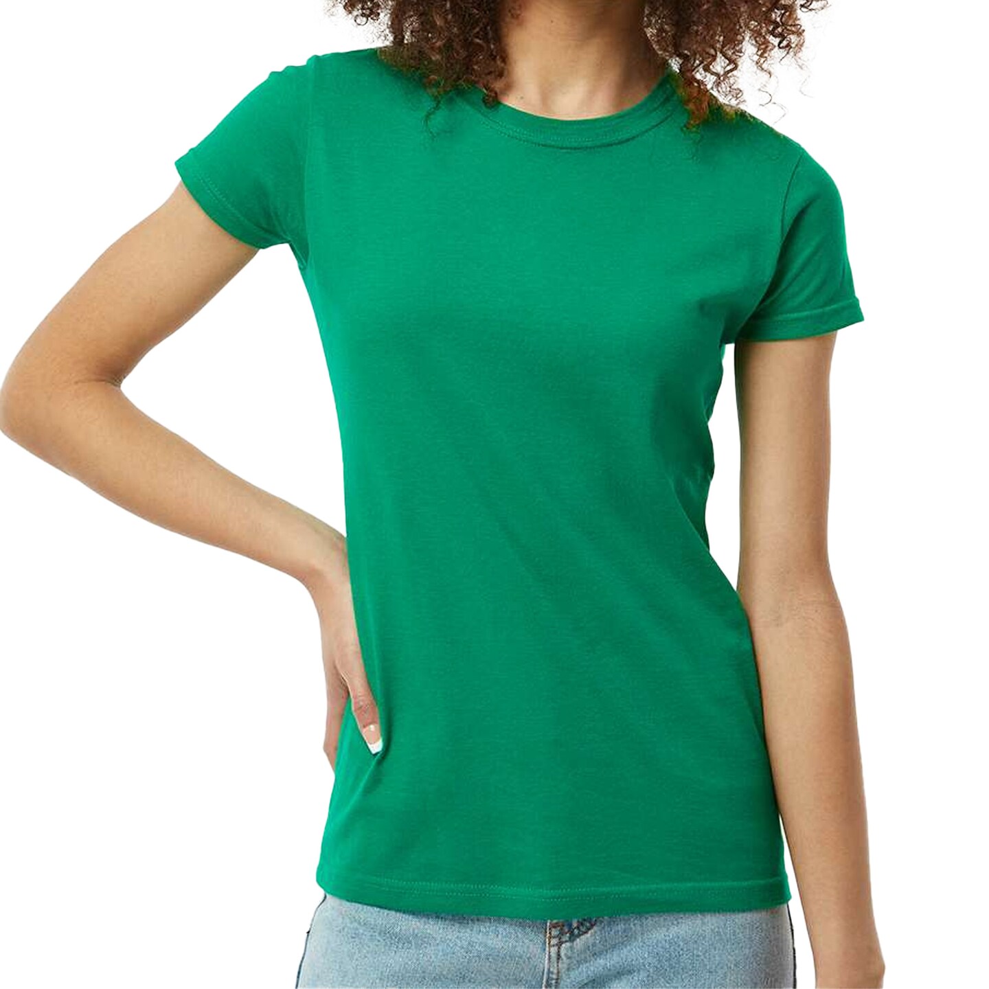 Tultex Women’s Slim Fit Jersey T-Shirt, Short Sleeve Tee for Crafting & Customization