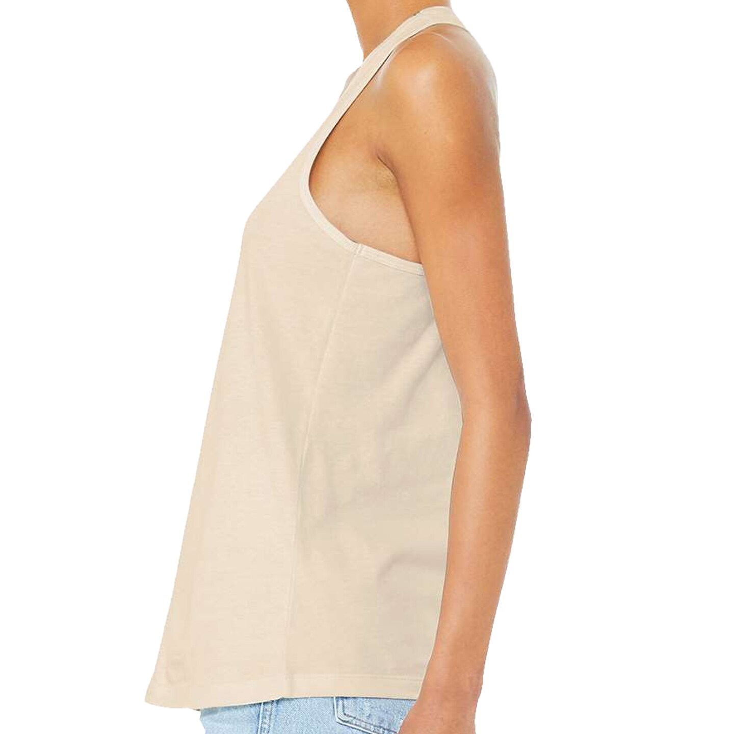 BELLA + CANVAS Women's Jersey Racerback Tank, Gym Workout Casual Tank Top