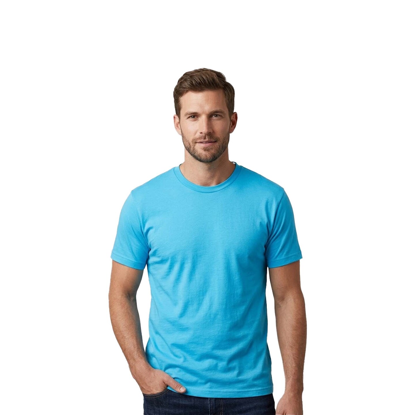 Unisex Fine Jersey Tee for Casual, Layering & Everyday Soft Wear