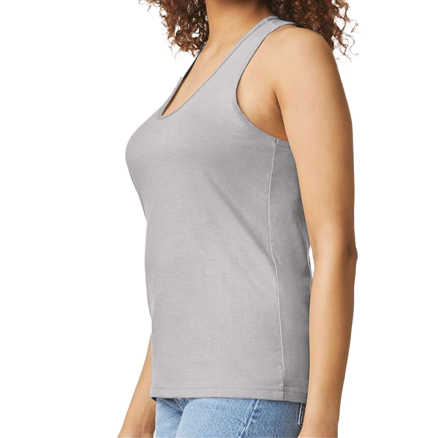 Gildan Women's Softstyle CVC Racerback Tank Top, Fashion Sleeveless Basic Tank