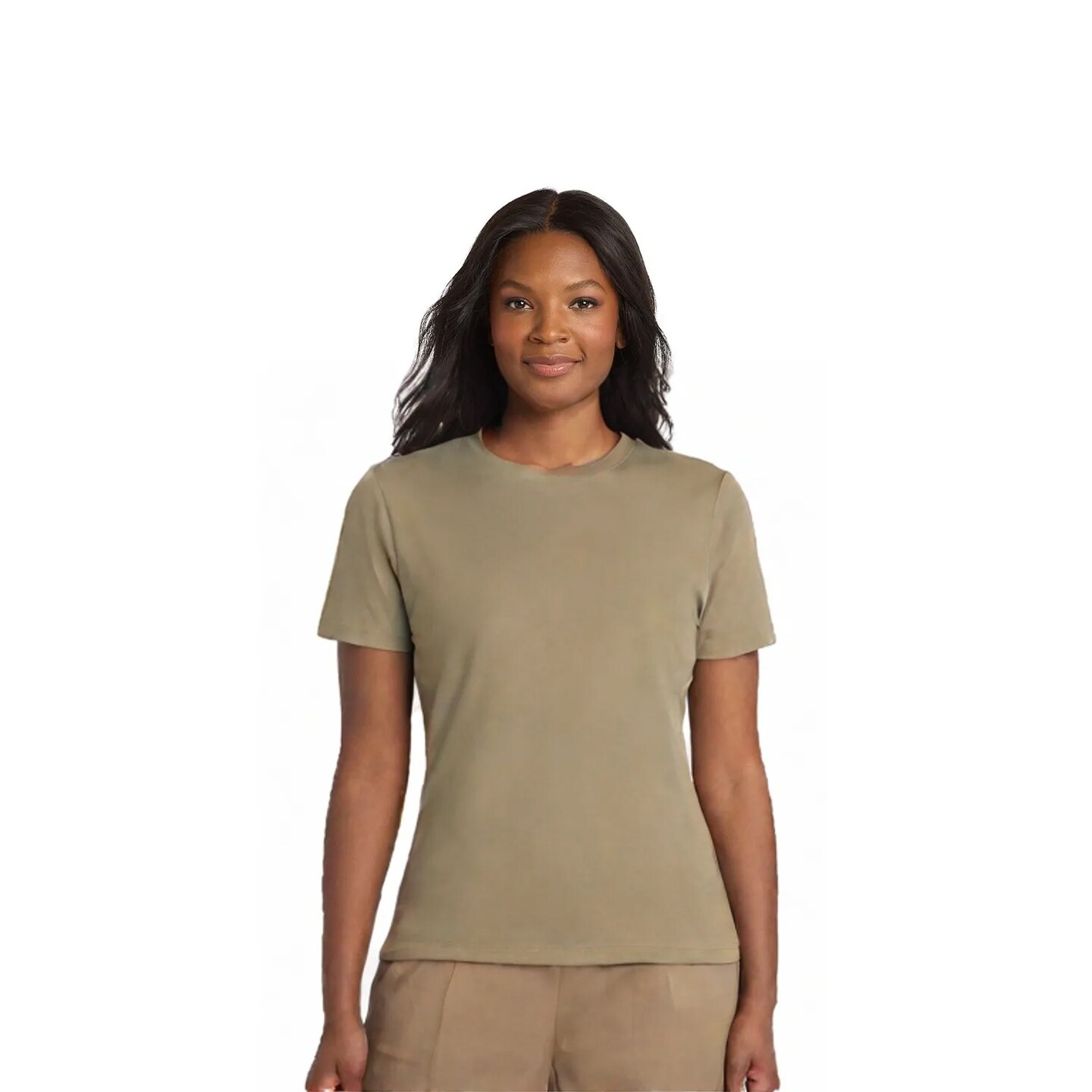 JERZEES Dri Power Heathered Crewneck T-Shirt for Sports Work & Everyday Wear