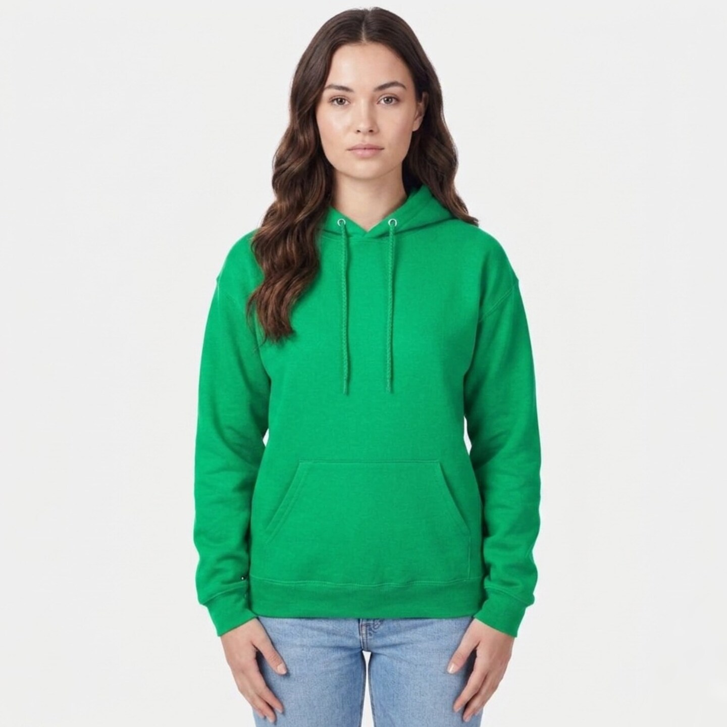 Hanes Unisex Eco Friendly Midweight Pouch Pocket Hooded Sweatshirt For Layering Outfits