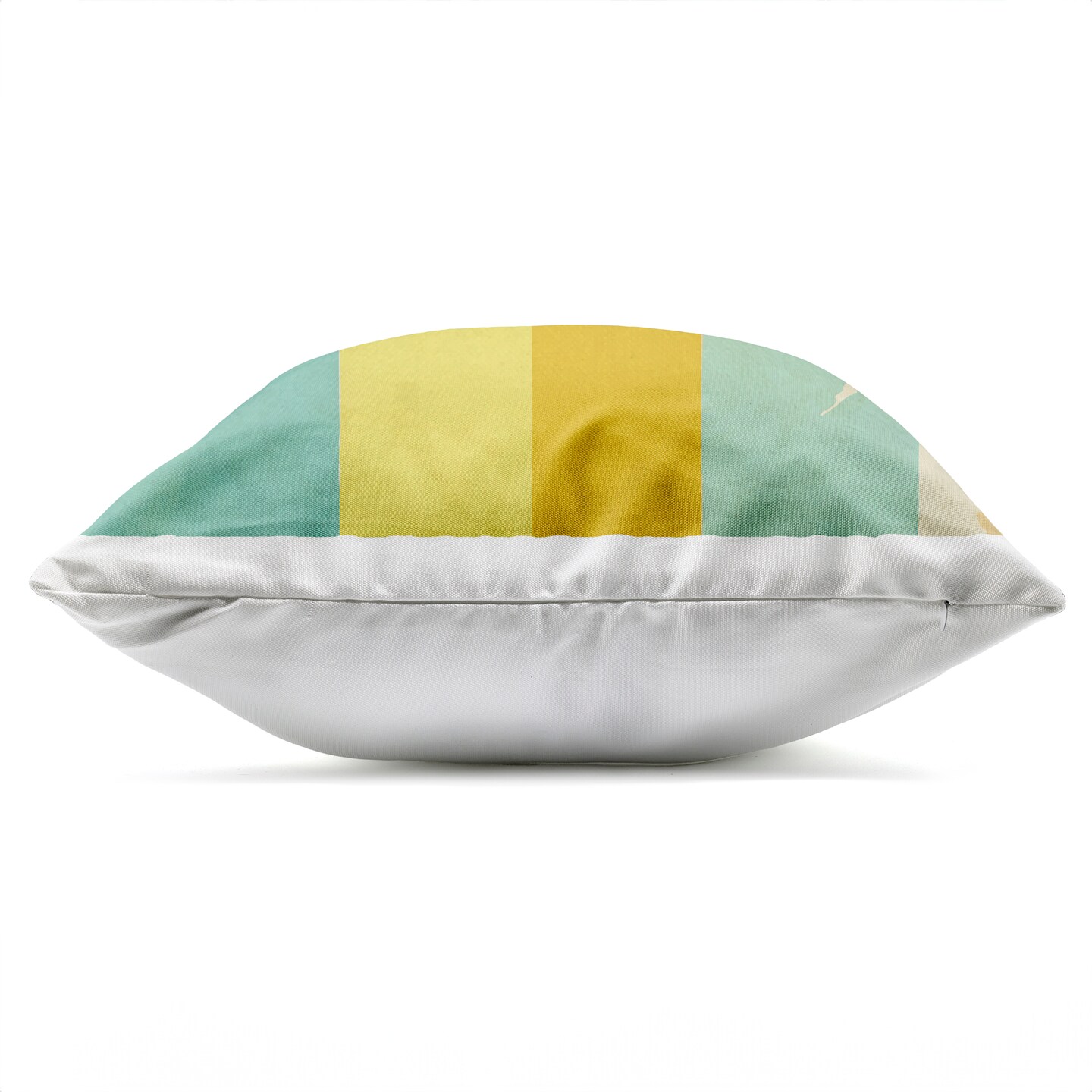 Stupell Industries Four Figures on the Pool Outdoor Printed Pillow, design by Layla Oz, 18 x 7 x 18