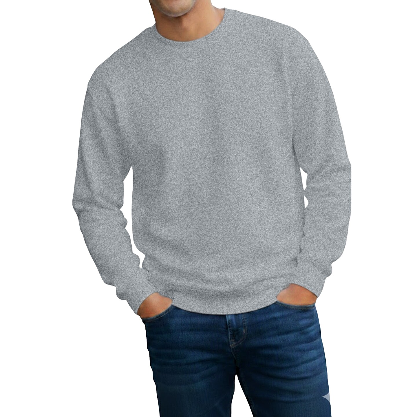 Gildan Softstyle Crewneck Sweatshirt, 80/20 Cotton Blend, Print-Ready Fleece