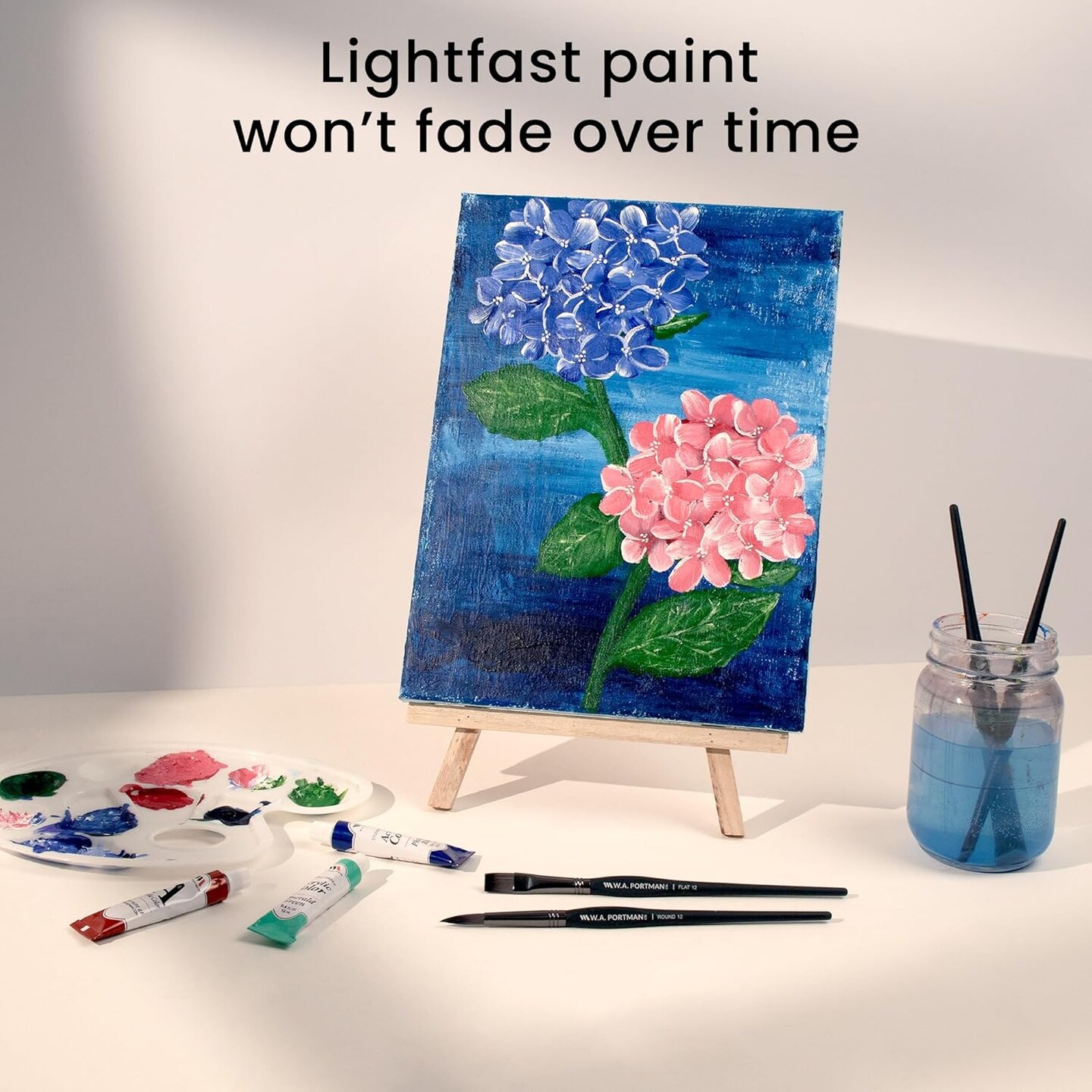 MyArtscape Acrylic Paint Set - 24 Colors X 21ml Tubes, Heavy Body Artist Quality