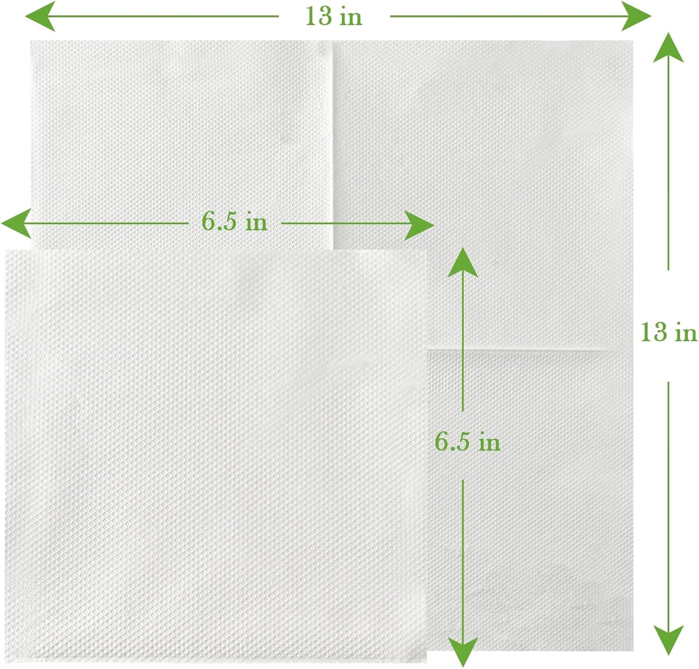Napkins Bulk, 250 Count Everyday Paper Napkins, 6.5&#xD7;6.5 Inch Folded, 2-Ply Soft And Absorbent for Dinner, Gathering, Bar, Restaurants(13&#xD7;13 Inch Unfolded)
