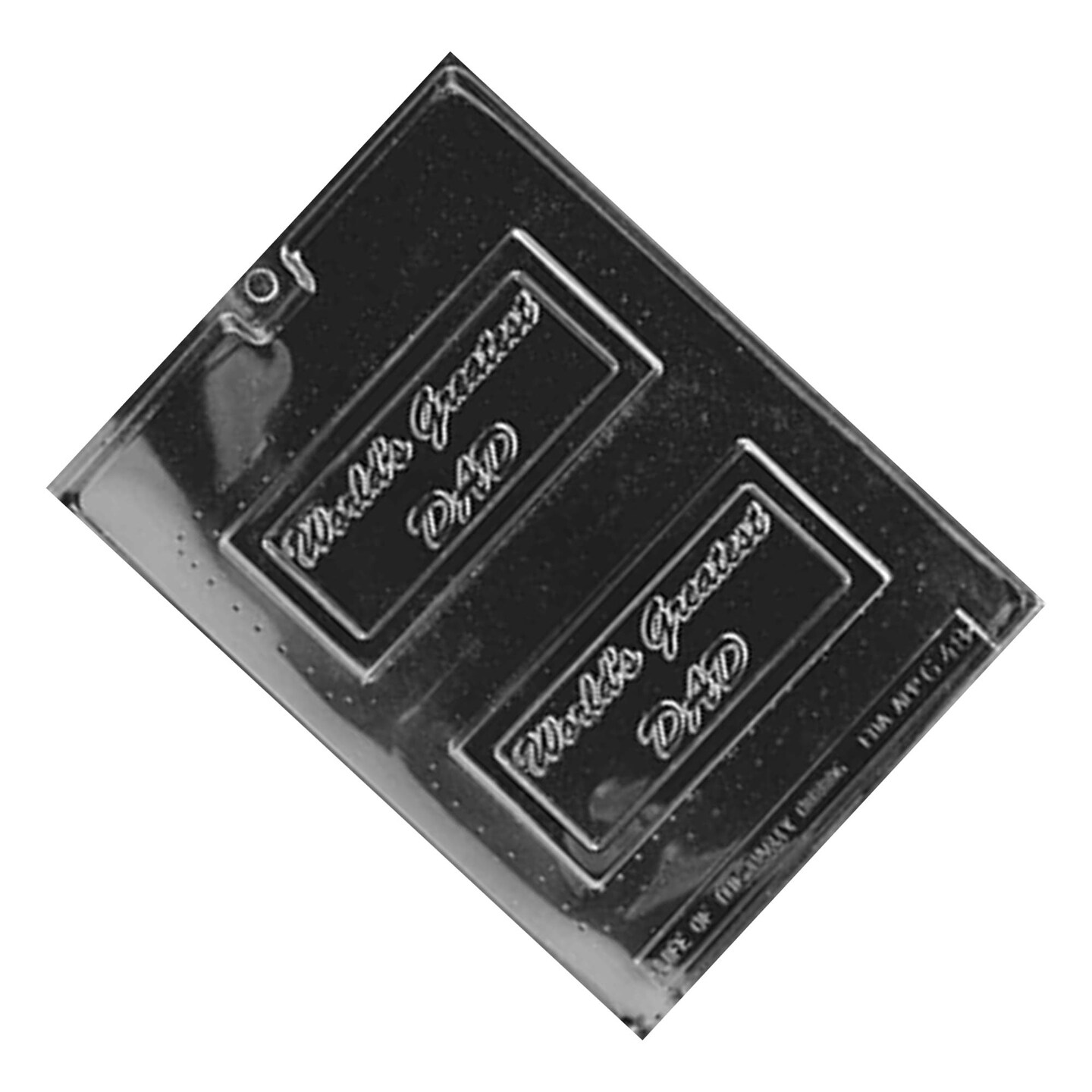 World&#x27;s Greatest Dad Gift Card Chocolate Mold