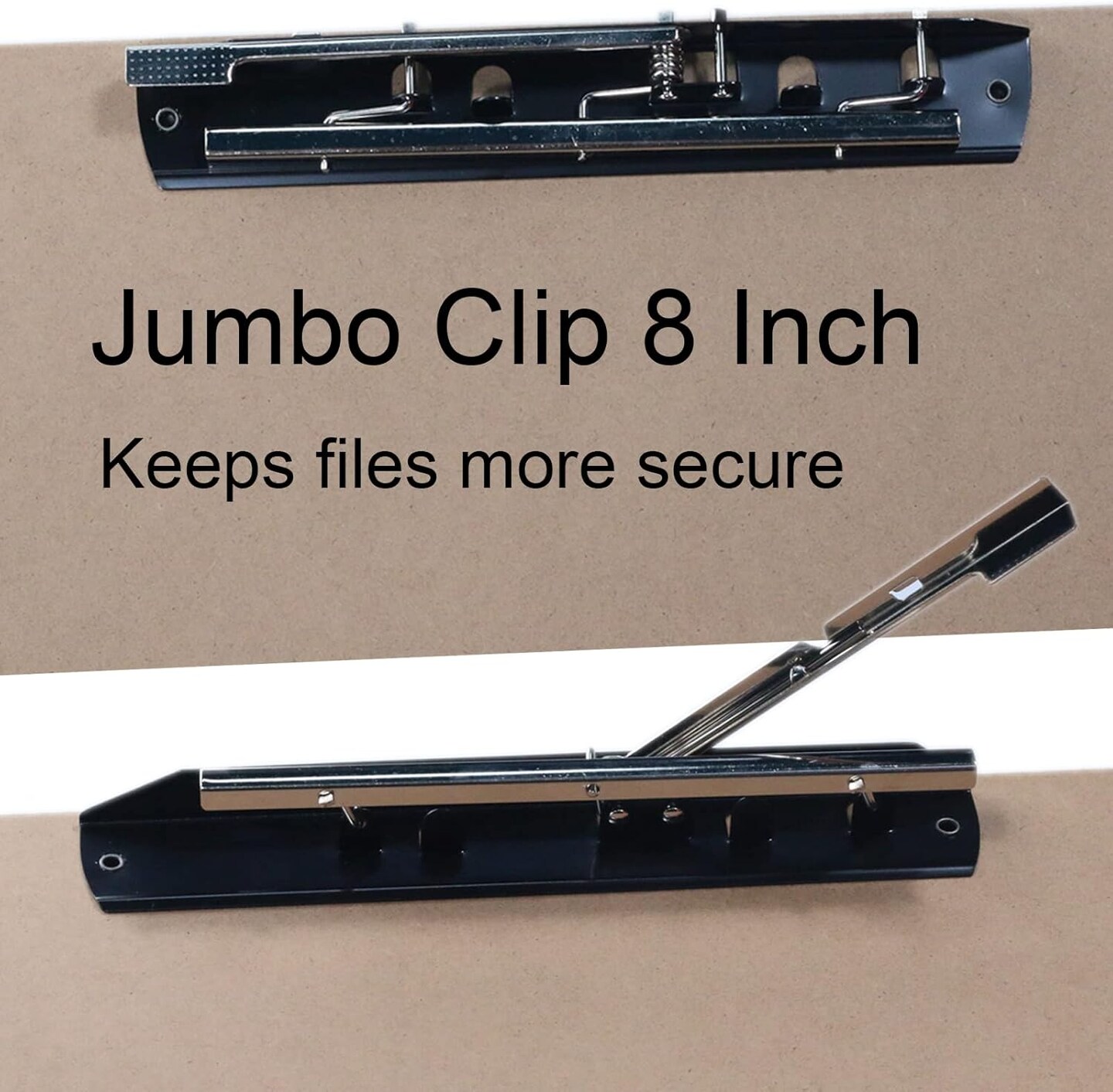 11x17 Clipboard with Hardware Corner Guard Landscape Extra Large Clipboard Hardboard with 8 Inch Jumbo Lever Clip 11 x 17 Clipping Board Log Color 1 Pack