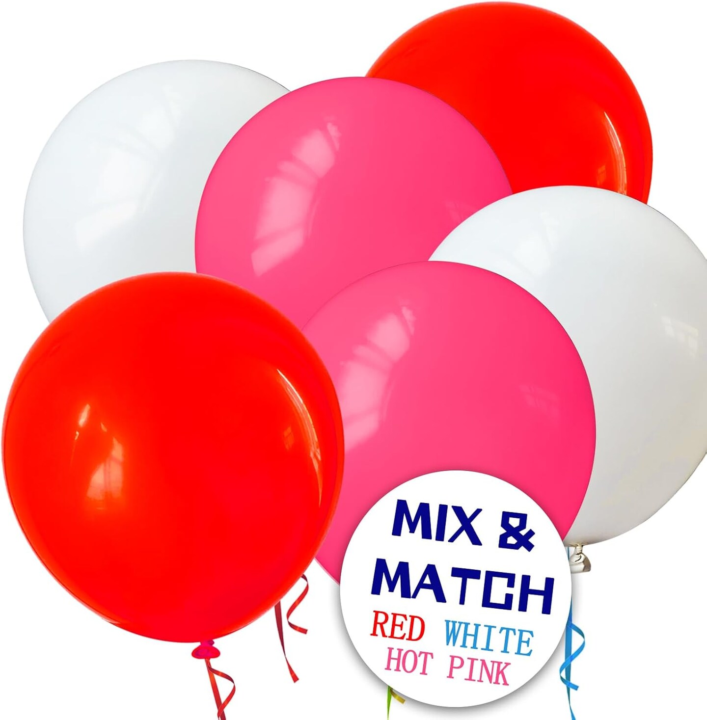 Hot Pink Balloon 12 inch, Hot Pink Latex Balloons