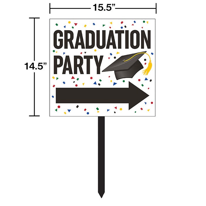 6 pc Bulk Graduation Yard Signs