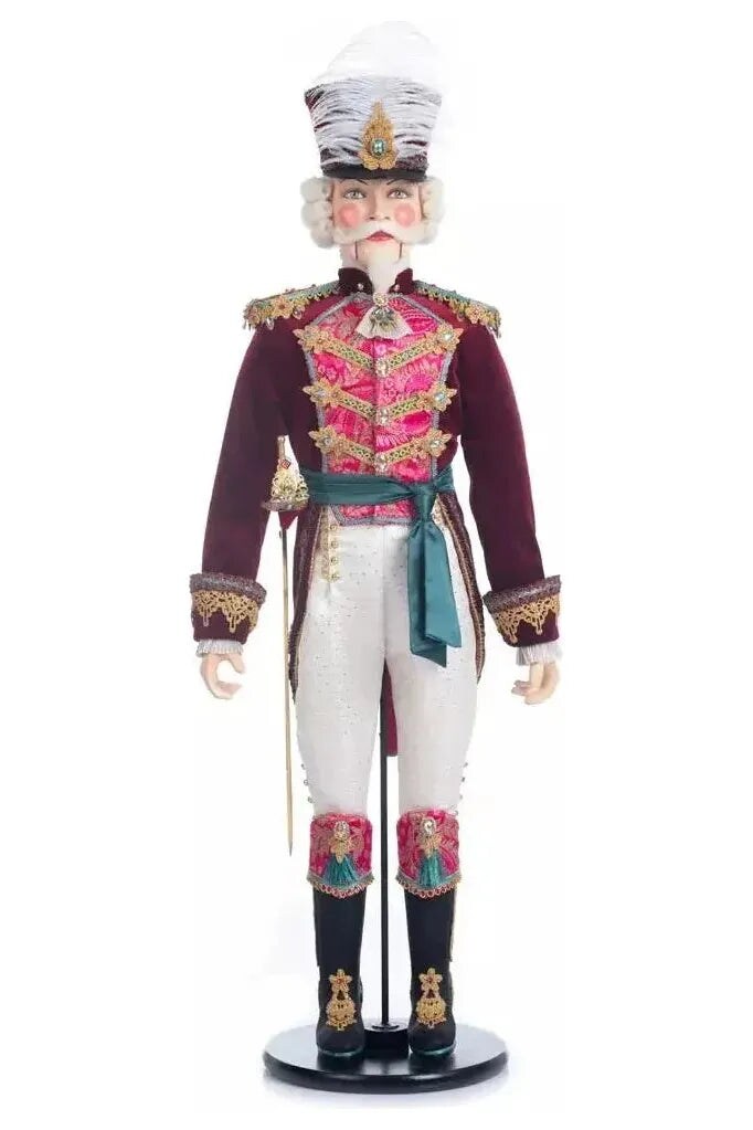 Katherine&#x27;s Collection 32&#x22; Sugar Plum Prince Nutcracker Christmas Doll