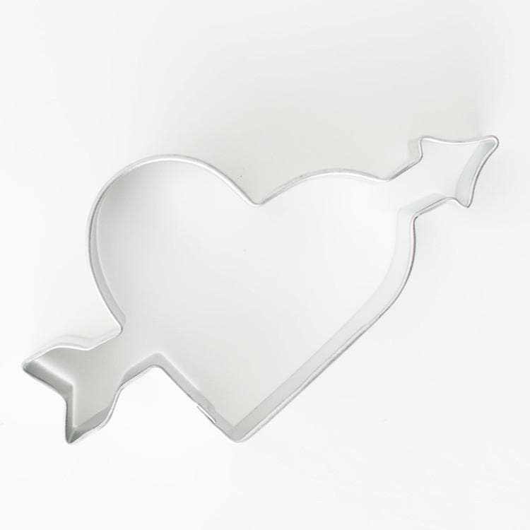 3&#x22; Heart With Arrow Metal Cookie Cutter | Bakell