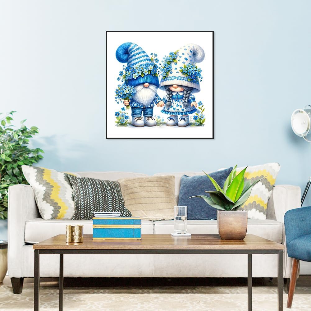 Diamond Art Painting Kits for Adults, Gnome Lovers Diamond Art Kits for Beginners