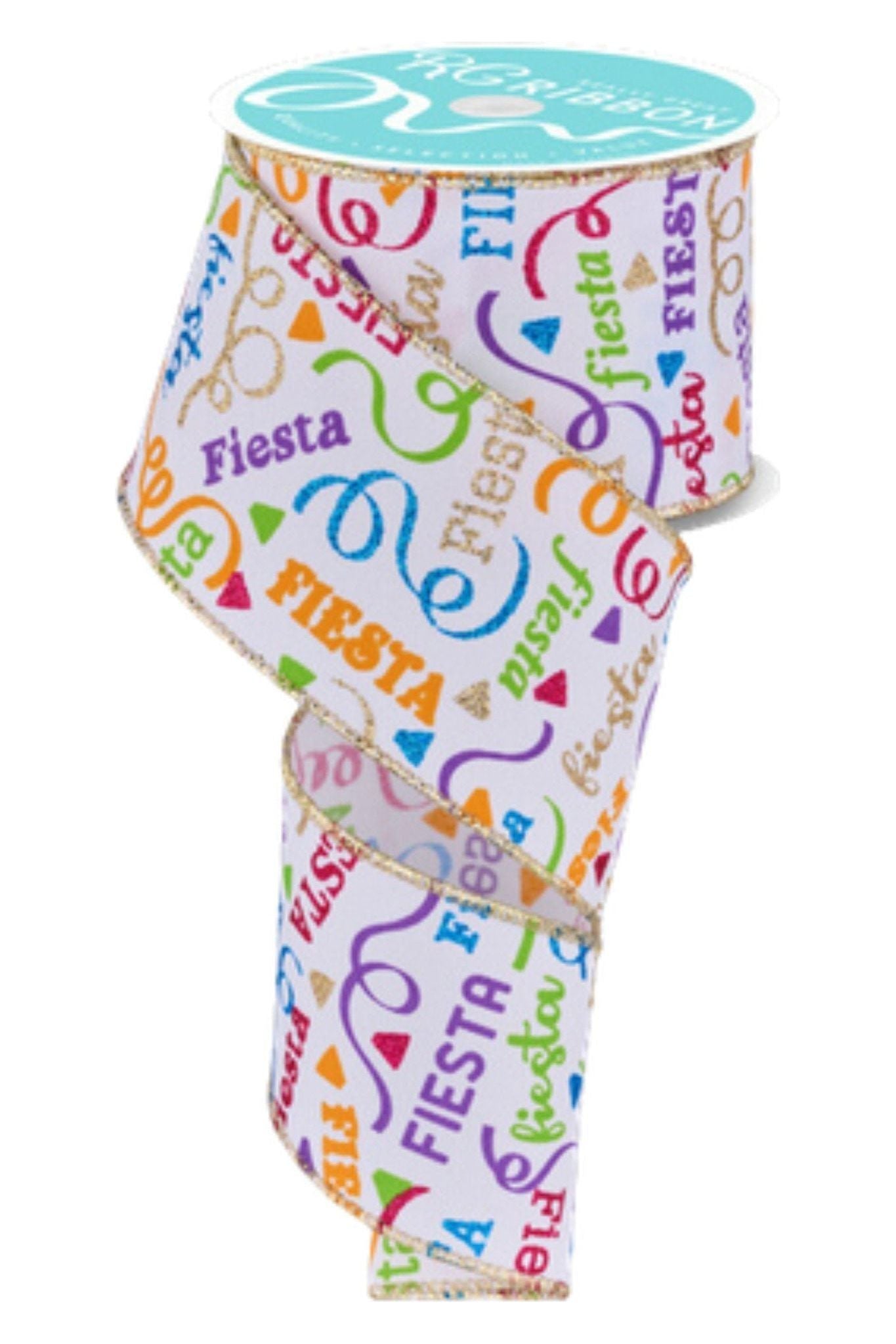 2.5&#x22; Fiesta Ribbon: Multi (10 Yards)