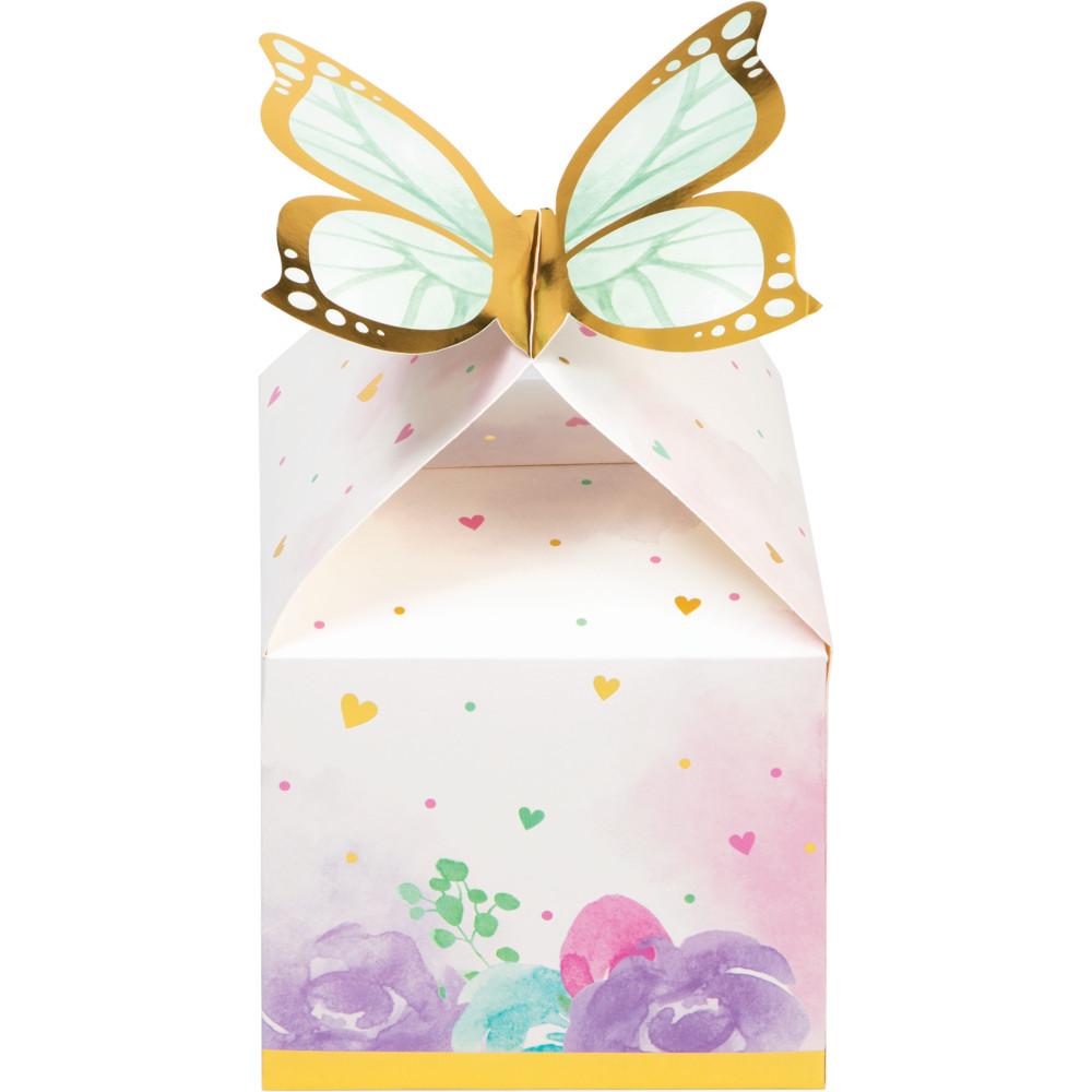 48 pc Bulk Butterfly Shimmer Favor Boxes