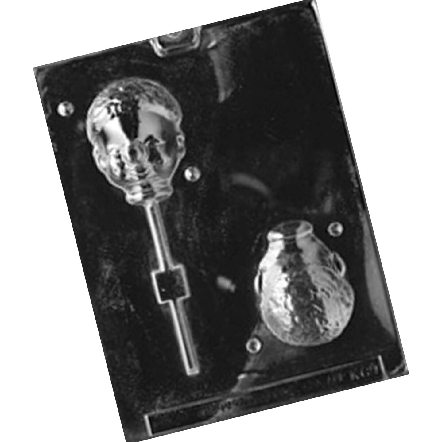 3D Clown Head Lollipop Chocolate Mold