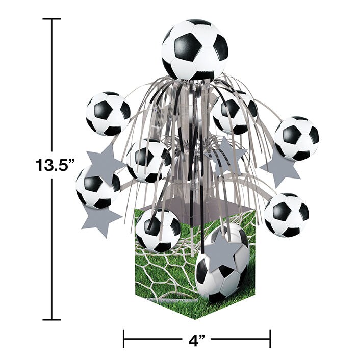 6 pc Bulk Soccer Centerpieces